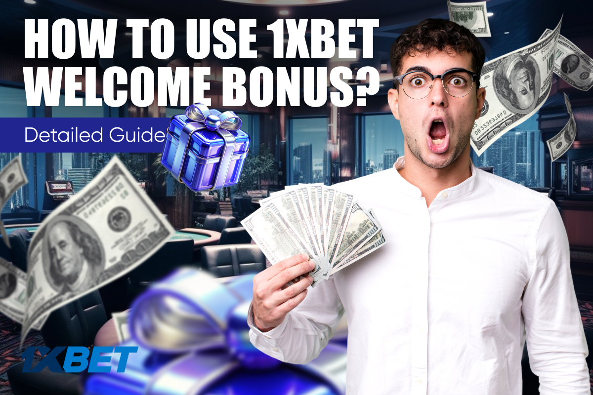 Image illustrating the steps to utilize the 1xbet welcome bonus effectively for new users.